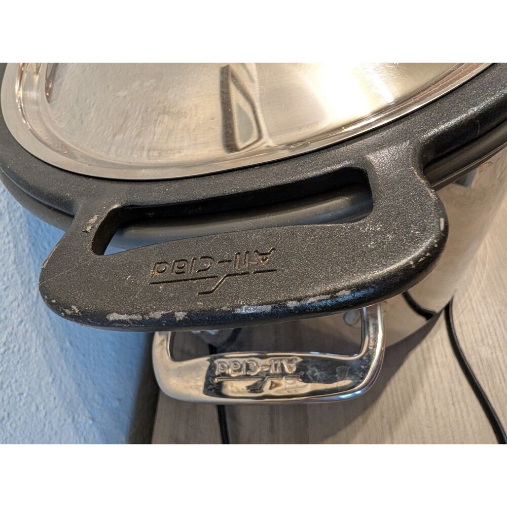 ALL-CLAD 7 Quart Slow Cooker Stainless Steel Crock Pot Series SC01 - Tested - Picture 7 of 8